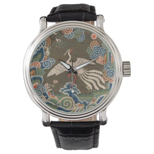 Bird Chinese Antique Decor Watch