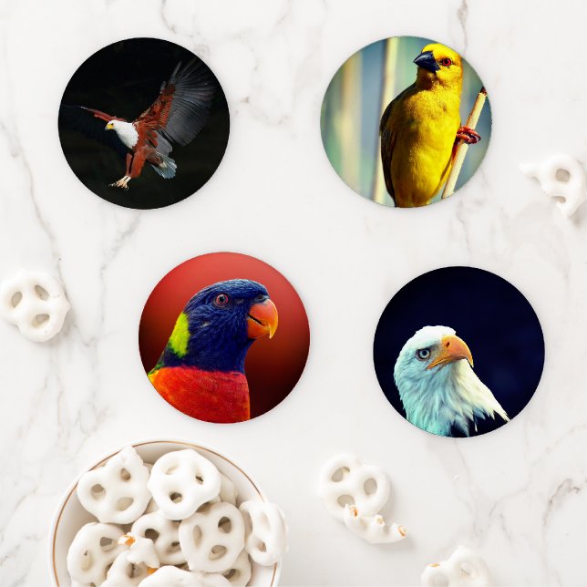 Bird Coaster Set (In Situ)