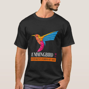 Bird Colorful Art Hummingbird T-Shirt