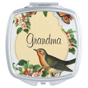 Bird Compact Mirror