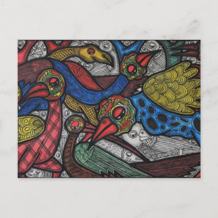 Bird conference postcard