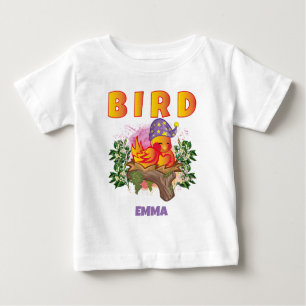 BIRD CUTE LOVELY FUNNY PERSONALIZED KIDS  BABY T-Shirt