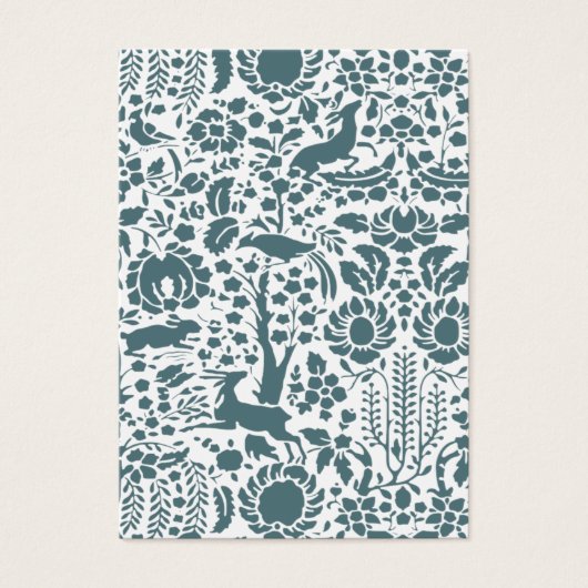 Bird, deer floral damask (Front)