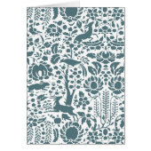 Bird, Deer, tree folk pattern Cards (Front)