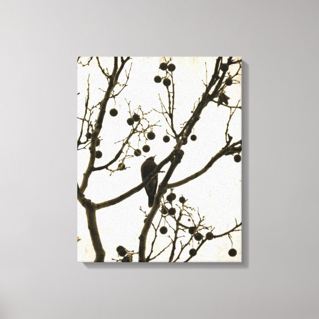 Bird Digital Art Canvas Print (Front)