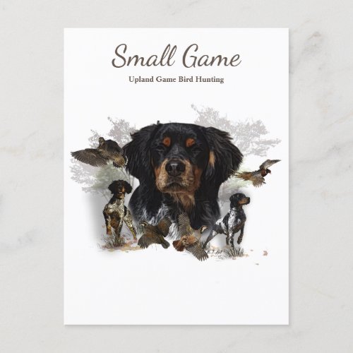 Bird dog  Upland Game Bird Hunting Postcard