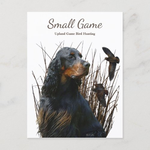 Bird dog  Upland Game Bird Hunting Postcard