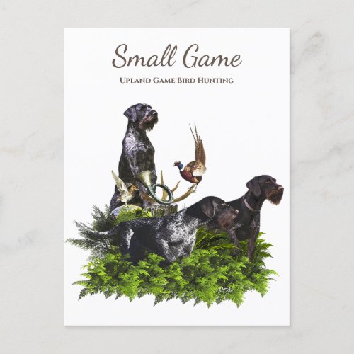 Bird dog  Upland Game Bird Hunting Postcard