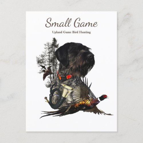 Bird dog  Upland Game Bird Hunting Postcard