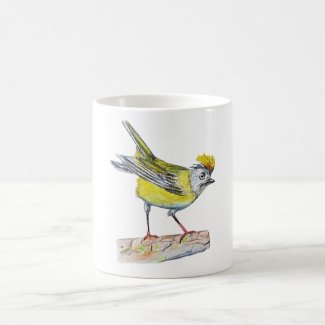 Bird Drawing Classic White Mug