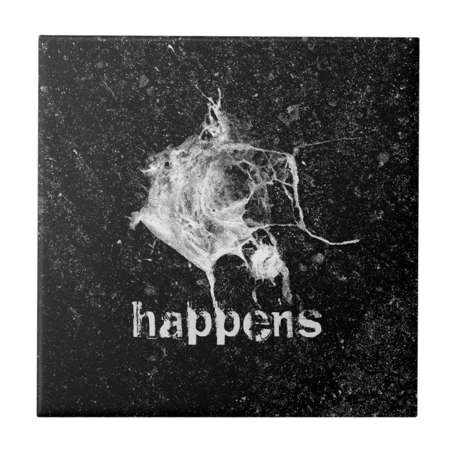 Bird Droppings Ceramic Tile (Front)