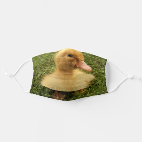 bird duck duckling yellow nature cute baby adult cloth face mask