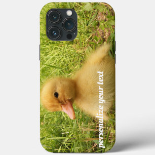 bird, duck, duckling, yellow, nature, cute, baby, iPhone 13 pro max case