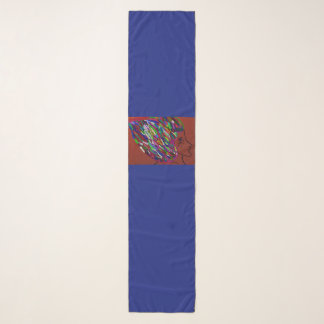 Bird Empress Chiffon  Scarf
