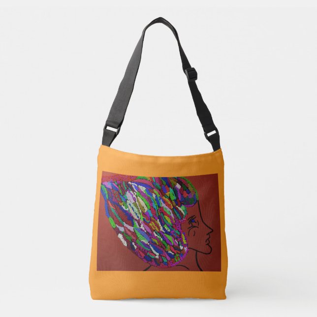 Bird Empress  Crossbody Bag (Front)