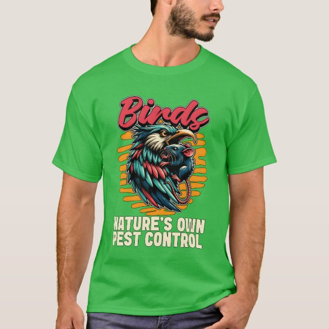 Bird Enthusiast Birds Natures Own Ornithologist bo T-Shirt (Front)