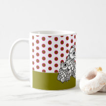Bird Family & Polka Dots