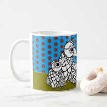 Bird Family & Polka Dots