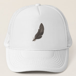 Bird Feather Trucker Hat