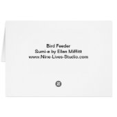 Bird Feeder and Orange Tiger Cat (Back Horizontal)