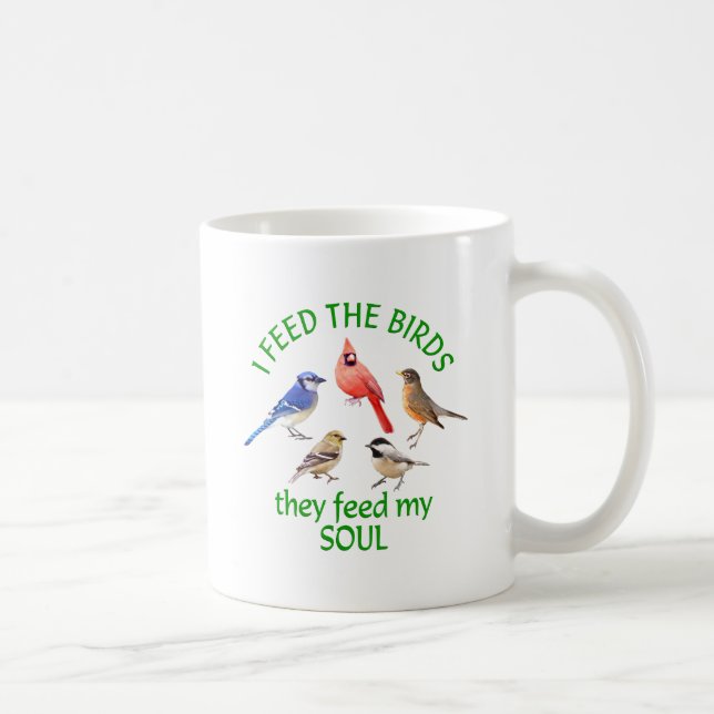 BIRD FEEDER COFFEE MUG (Right)