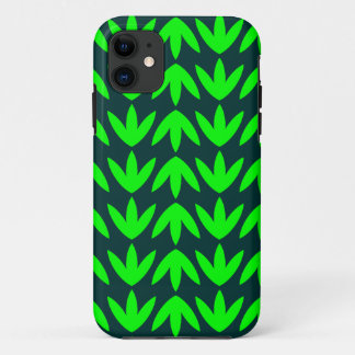 Bird Feet - Green and Dark Green.pdf iPhone 11 Case