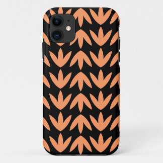 Bird Feet - Peach and Black.pdf iPhone 11 Case
