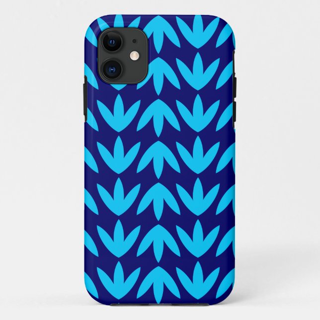 Bird Feet - Sky Blue and Navy.pdf Case-Mate iPhone Case (Back)