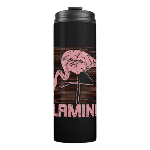 Bird Flamingo Thermal Tumbler