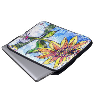 Bird, Flower, Lace Laptop Sleeve