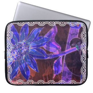 Bird, Flower, Lace Laptop Sleeve