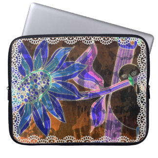 Bird, Flower, Lace Laptop Sleeve