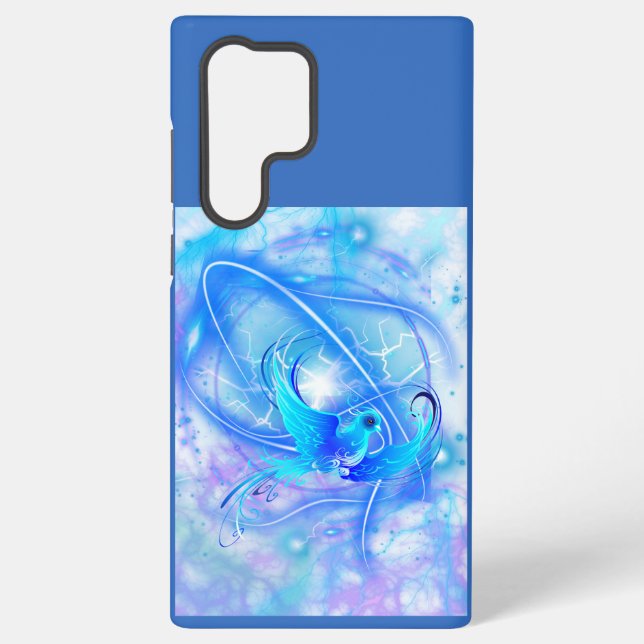 Bird Flying Abstract Design  Samsung Galaxy Case (Back)