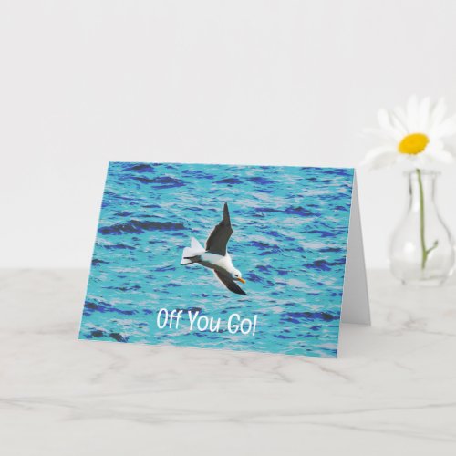 Bird Flying Away Journey New Job Moving Card