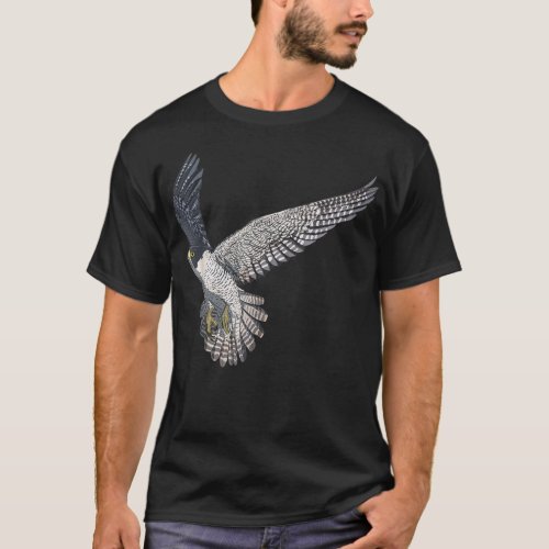 Bird Flying Peregrine Falcon T_Shirt