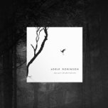 &#169;Bird Flying to a Tree / Zen Holistic Wellness Square Business Card