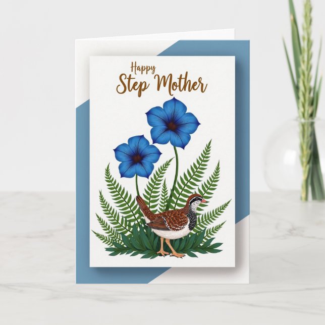 Bird Foliage Mothers Day Card (Front)