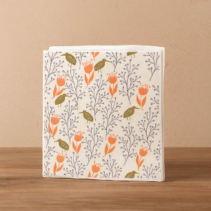 Bird Foliage Nature Napkins