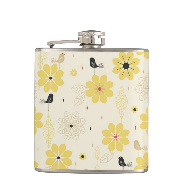 Bird Garden Flask (Front)