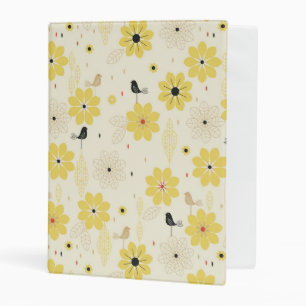 Bird Garden Mini Binder