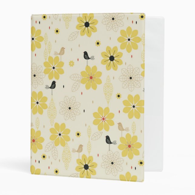 Bird Garden Mini Binder (Front/Inside)