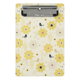 Bird Garden Mini Clipboard