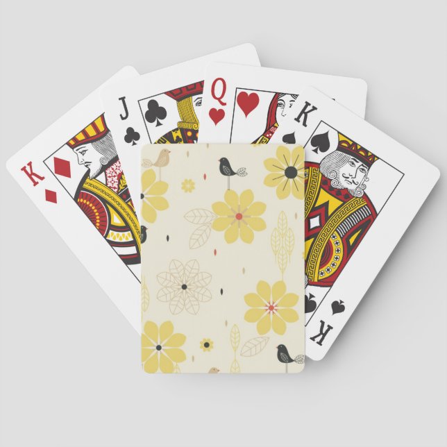 Bird Garden Poker Cards (Back)