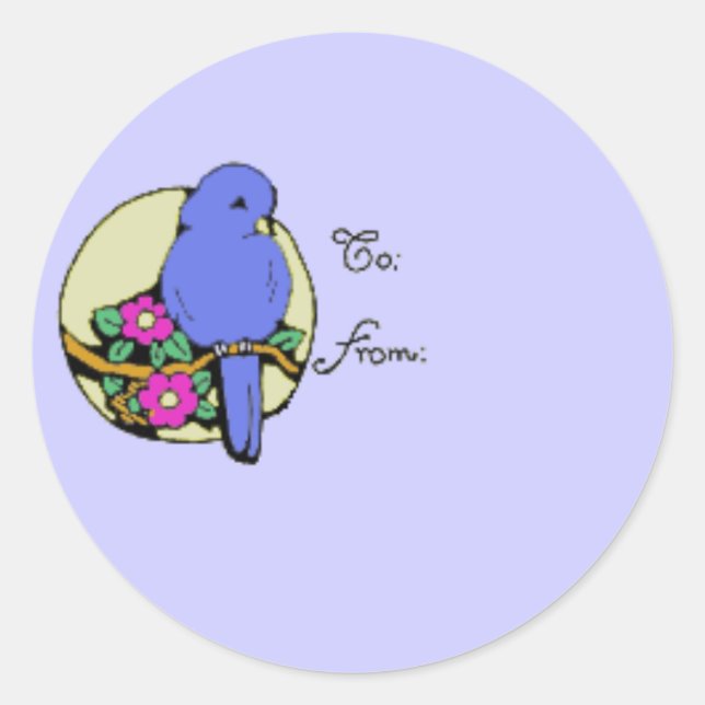 Bird gift tag (Front)