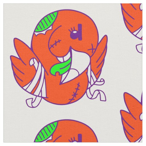 bird halloween animal zombie creepy fabric