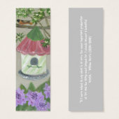 Bird House Bookmark (Front & Back)