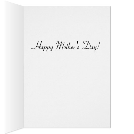 Bird house in country 2 bluebirds Mom's Day card (Inside (Right))