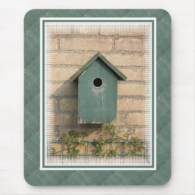 Bird House Mouse Pad (Front)