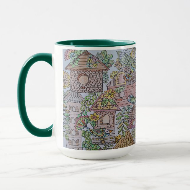 Bird House Mug (Left)