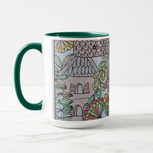 Bird House Mug (Left)